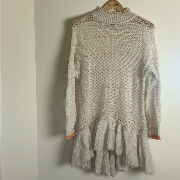 Free People 🌟 Float On Peplum Sweater - Picture 4 of 7